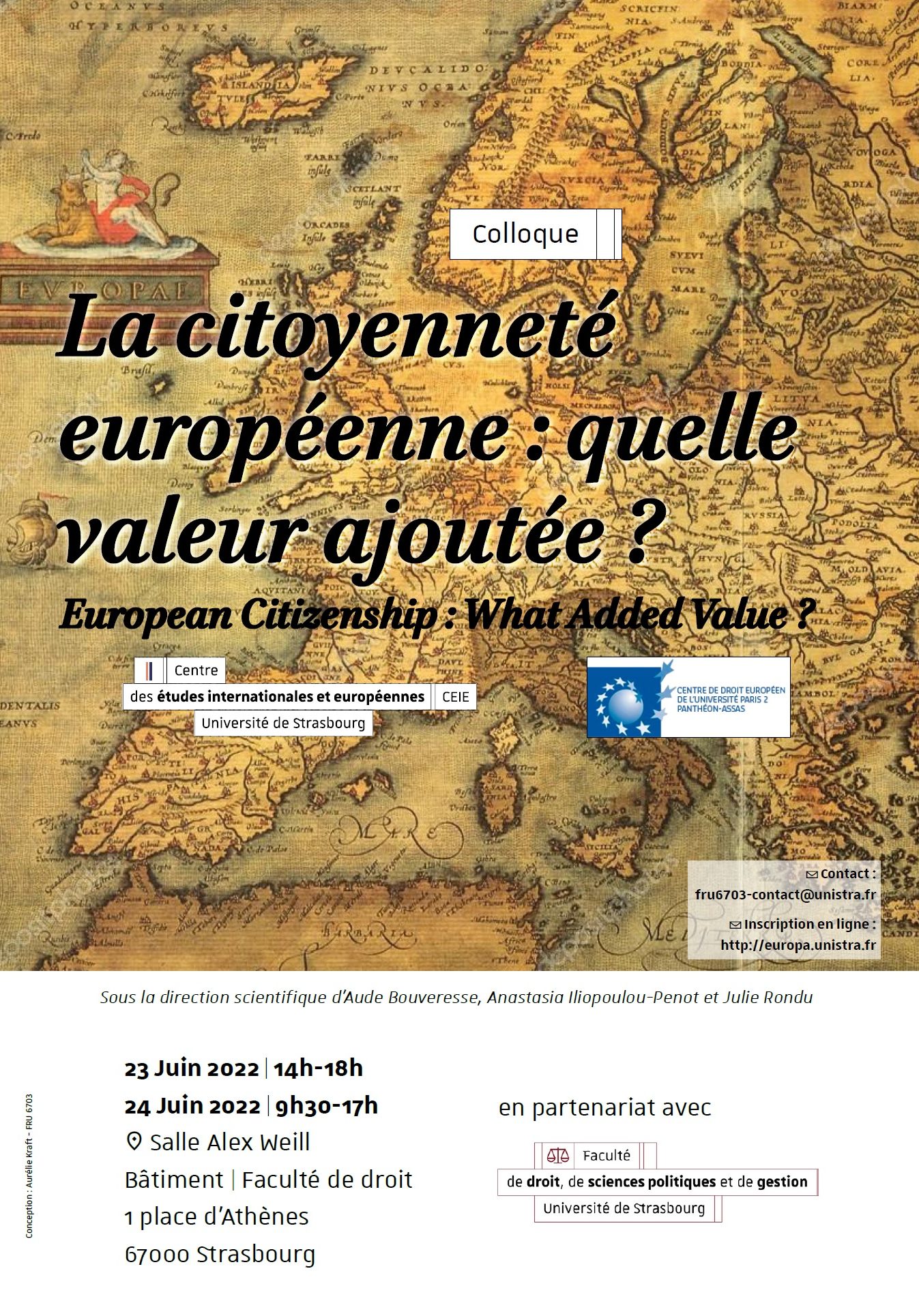 Colloque « La citoyenneté européenne : quelle valeur ajoutée? / European Citizenship : What Added Value? » 23-24 juin 2002